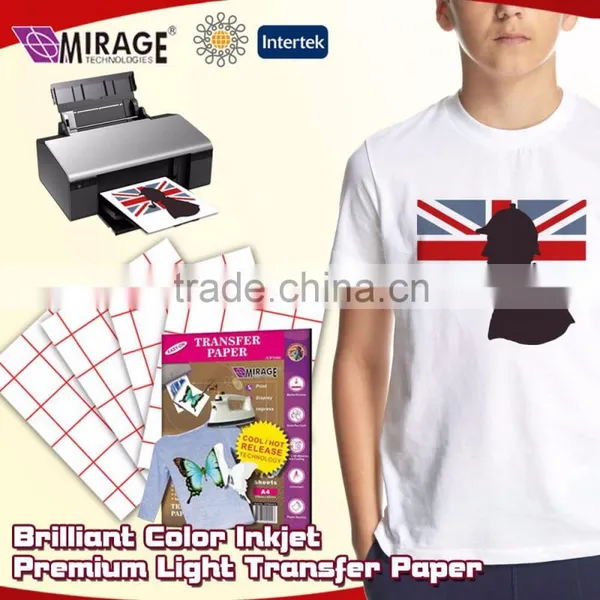 Best Qualit Inkjet Light Plastisol Transfer Paper For Iron-On photo-6