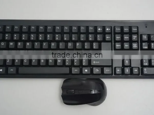 Factory Price 2.4g Black Wireless Mouse and Keyboard Combo photo-2