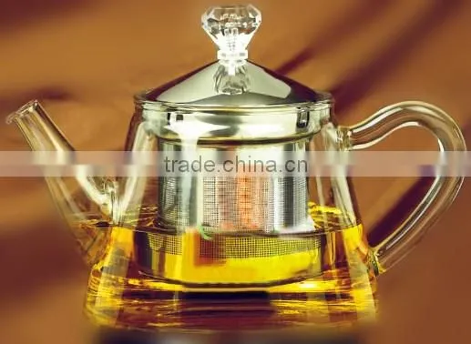 Heating Resistant Borosilicate Glass Two Tea Pot Sets photo-2