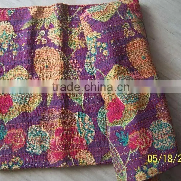 Checkout- Our Stunning Collection of KANTHA WORK BEDSPREADS