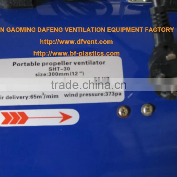 300mm Peacock Blue Portable Air Blower With European Plug photo-4