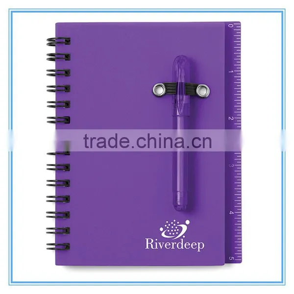 pp Cover Notebook With Pen Attached photo-3