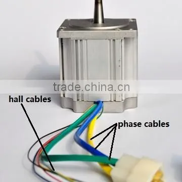 70X70MM 66-198W Made in China Brushless 48VDC Motor With 3000RPM photo-4