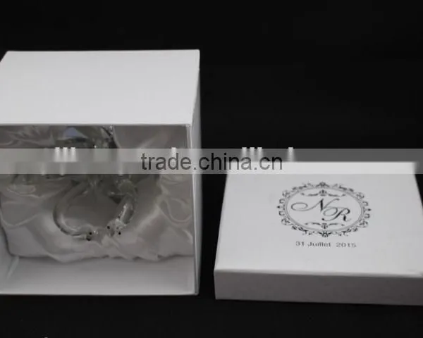 Factory Directly Sale Beautiful Couple Crystal Swans photo-5