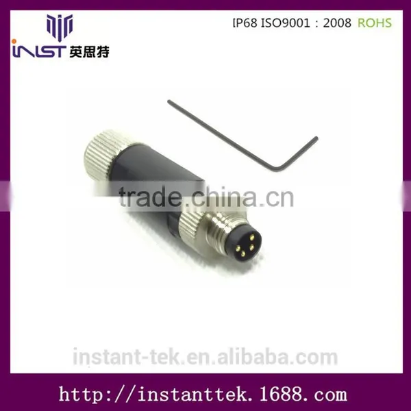INST M8 Sensor 180degree Screw Mating (Molded With Cable) Connector photo-2