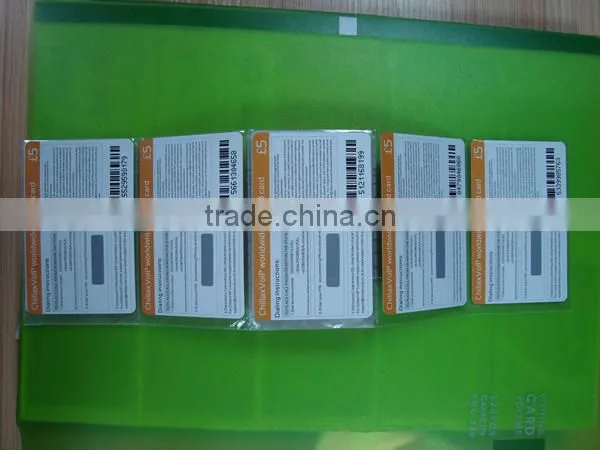 Prepaid Scratch Card Printing,scratch Card for Mobile Phones