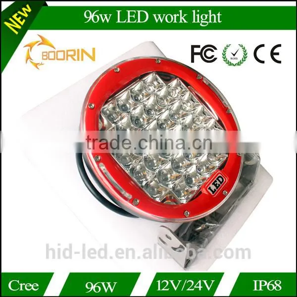 96W LED WORKING LIGHT 10v-30v Car Accessory Led Working Lamp Offroad Tractor Bus Train Led Work Lighting photo-5