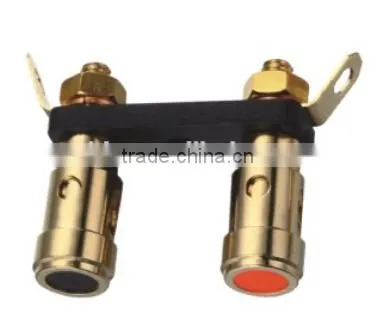 Dual spring Lock binding post