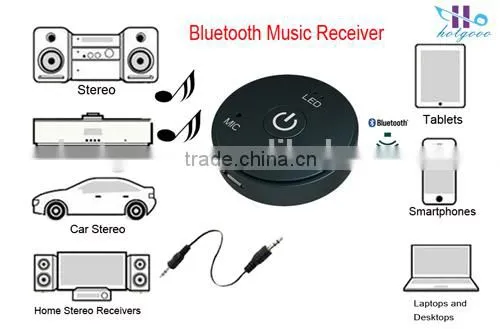 Bluetooth Music Audio Stereo Receiver for Car AUX IN Home Speaker photo-3