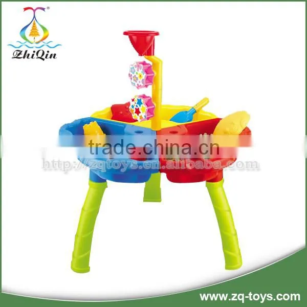 Colorful Sand and Water Play Table Beach Tool Set Summer Toys for Children photo-2