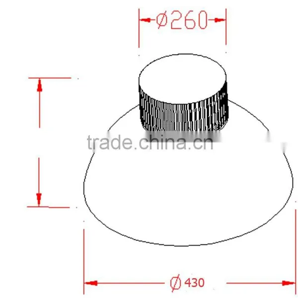 2016 High Quality 80W LED Highbay Led Light Housing Flexible Led Light photo-3