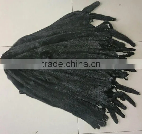 Factory Wholesale Cheap Price Natural White 100% Real Mink Skin photo-3