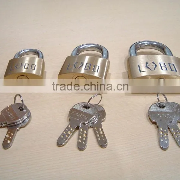 LS-100K Double Locking Mechanism Europen Keyway Brass Pad Locks photo-3