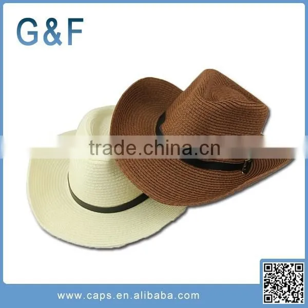China Summer Cowboy Straw Hat photo-2