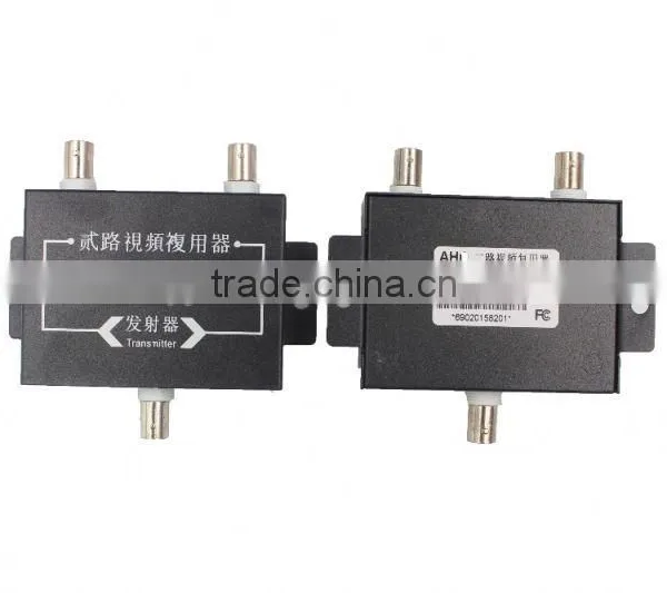 Wholesale High Concentric Cable 2ch Video Transmitter With 1 Coaxial Cable Receiver 1 Input to 2 Output photo-4