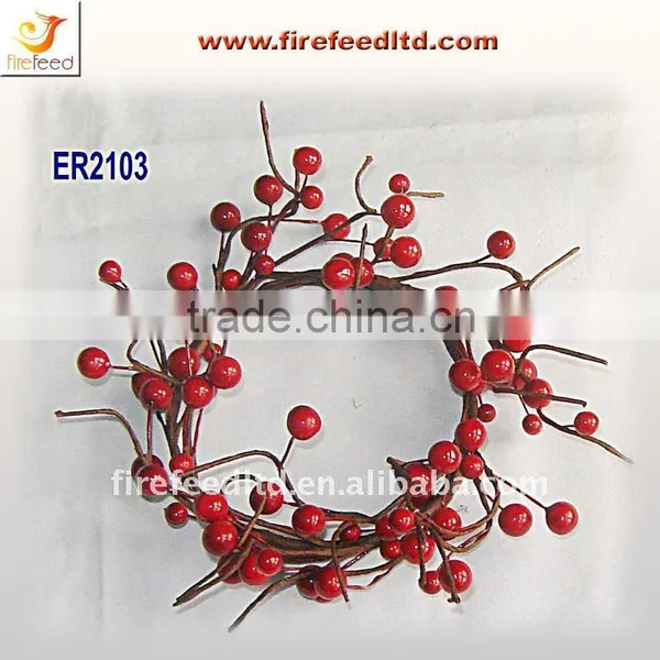 Red Beeds Wreath