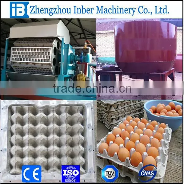 recycling machine making egg carton