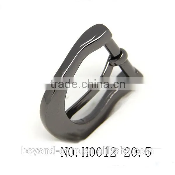20.5mm Black Gunmetal Shiny Coating Finish Buckle photo-3