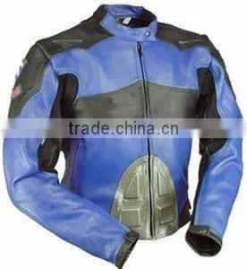 DL-1213 Leather Motorbike Jacket , Motorbike Leather Jacket Brando Perfecto Punk