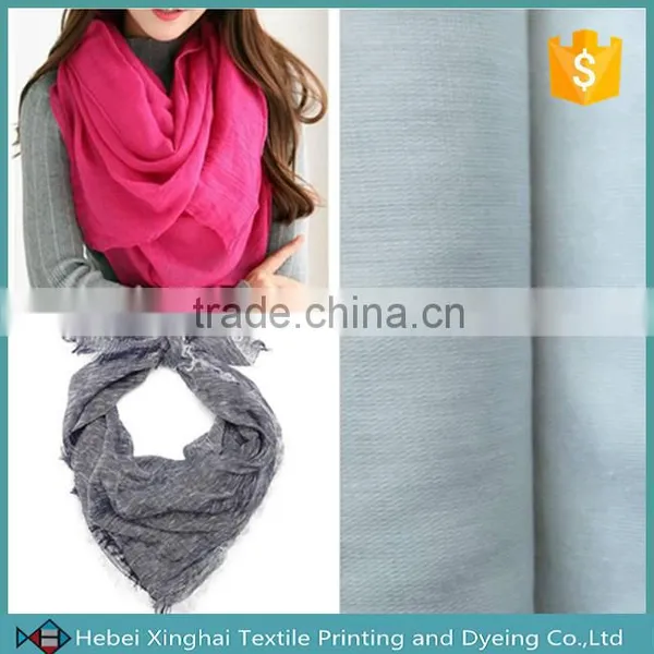 High Twist 100% Polyester Spun Voile Fabric