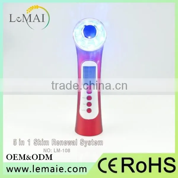 Professional Beauty Facial Massager 5 in 1 Ultrasonic Photon Treatment
