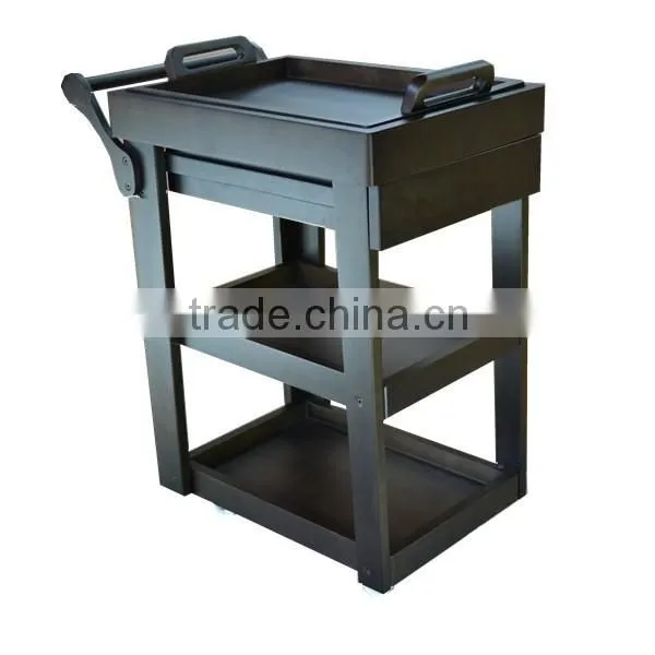 Wood Beauty Salon Trolley Cart&Beauty Trolley&Spa Salon Furniture photo-2
