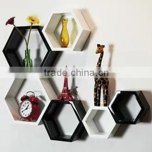 2014 Hot Sale Wooden Customized Antique Mini MDF Decorative Wall Shelf photo-2