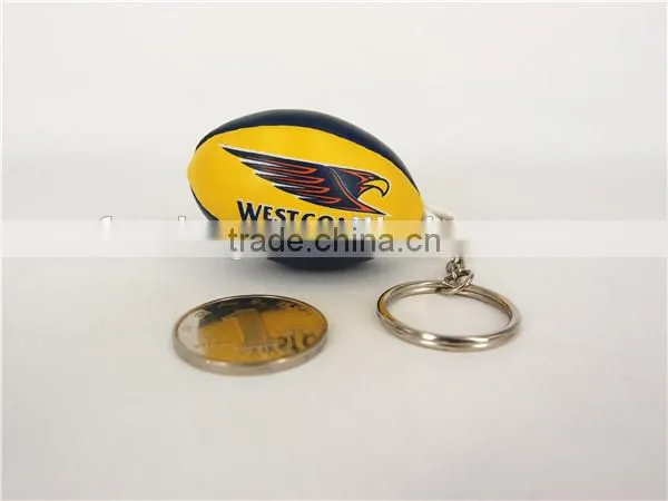 Rugby Keychain/ Soft PVC Rugby Keychain From China photo-2