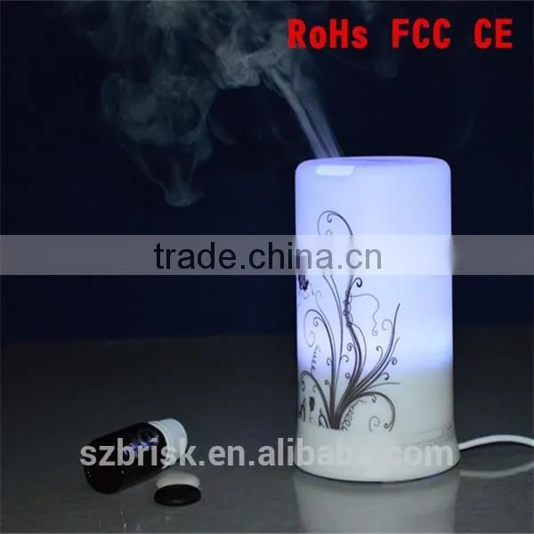 100ml Ultrasonic Humidifier Type and CB,CE,EMC,RoHS,UL,FCC Certification Ultrasonic Aroma Diffuser BK-EG-FD01