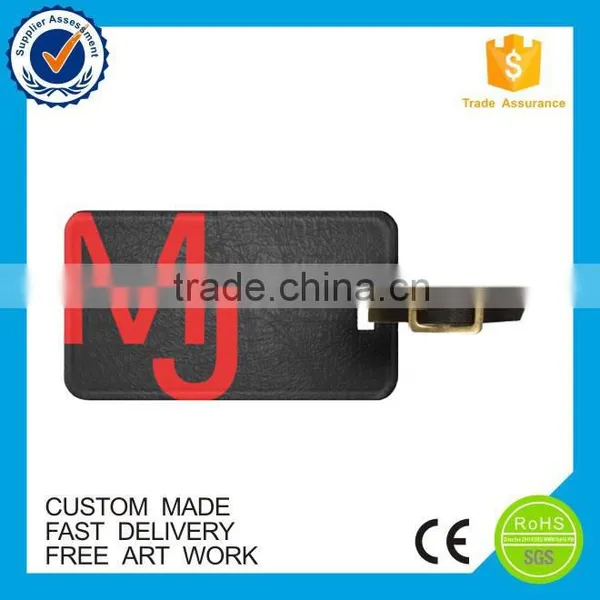 Various Hotel Travel Airplane Leather Luggage Tag Custom photo-4