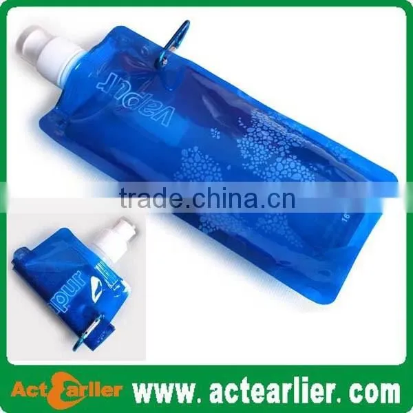 Foldable Plastic Water Bottle for Sports photo-2