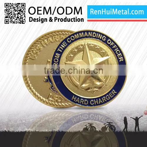 2016 Best Hotsell Cheap Custom Plating 18k Gold Coins photo-6