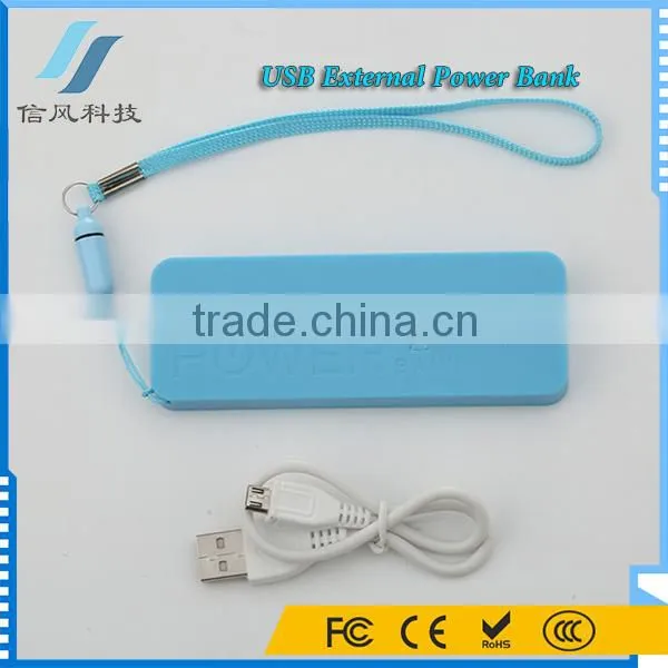 Portable 5600mAh USB External Power Bank Blue photo-4