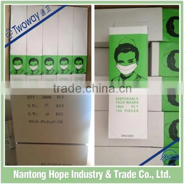 100pcs Packing Medical Disposable Paper Face Mask photo-6