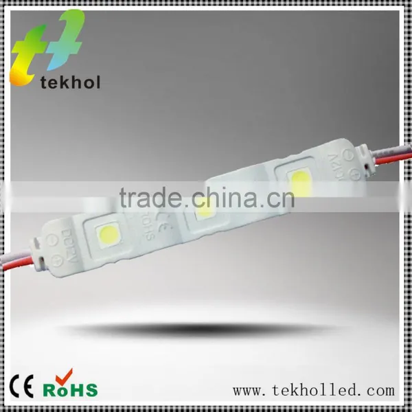 Good Consistency White/Yellow/Red/Green/Blue Emitting Color Injection 5050 Led Module photo-3