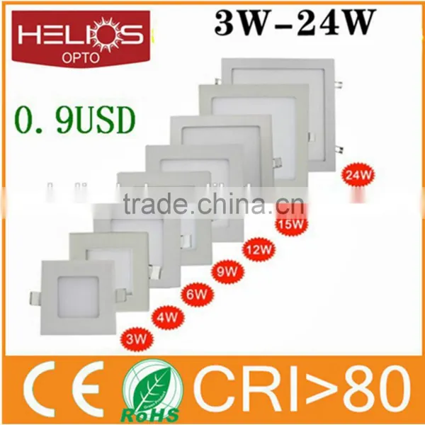 OEM factory ultra thin recessed panel light square led ceiling lighting panel