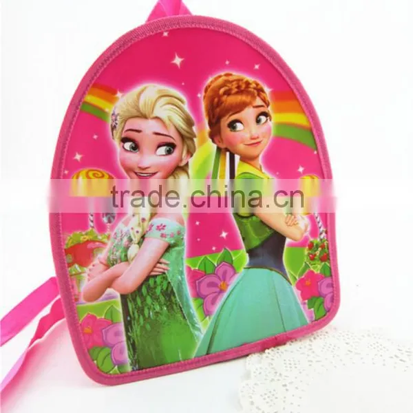 wholesale cute non woven frozen cartoon kids children school bag