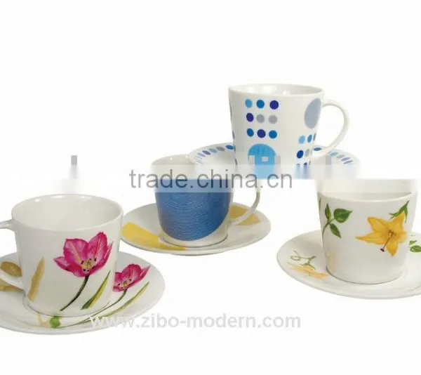 Fine Porcelain Cup & Saucer in Imprint