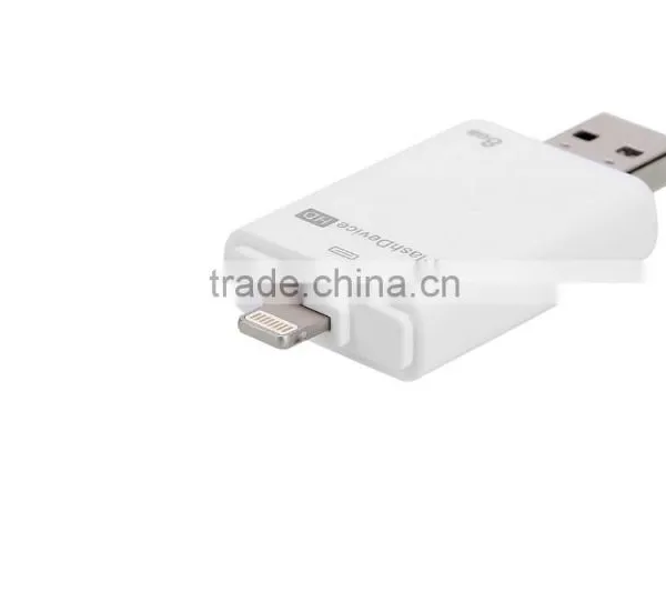 OTG USB Flash Drive,usb Drive for IPhone 5 5s 6 6s 6 Plus,usb Flash Drive for IPad Air Mini photo-3