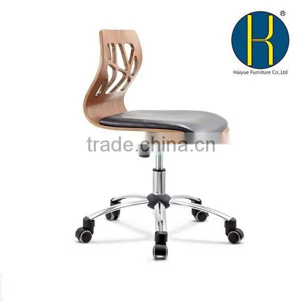 Modern Plywood Design Living Room Chair, Computer Chair With Web Design Back Rest photo-2