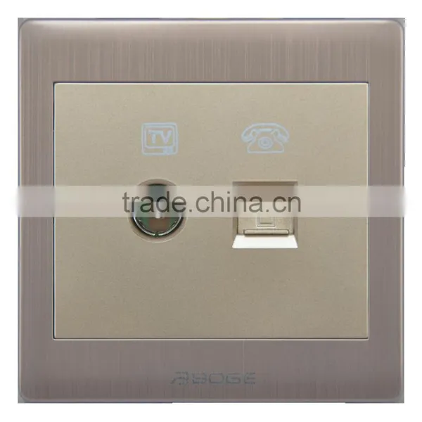Television Socket and Telephone Socket Pressure- Line Type