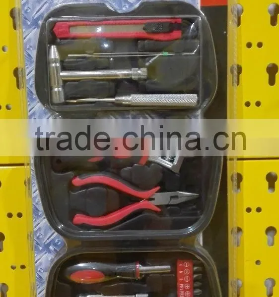 28pcs Hand Tools With 3 Folding Tool Box Full of Tools photo-2