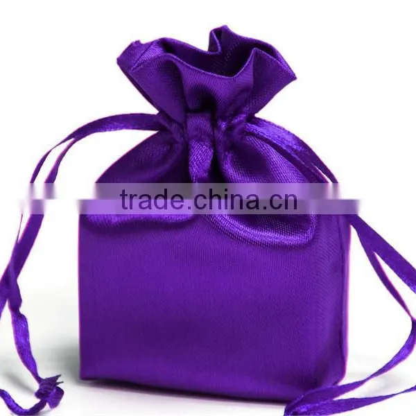 Lavender Underwear Bag Satin With String Closer photo-5