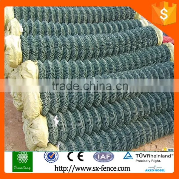 100% New Hdpe Plastic Net Chain Link Fence, Woven Galvanized Link Fence photo-2