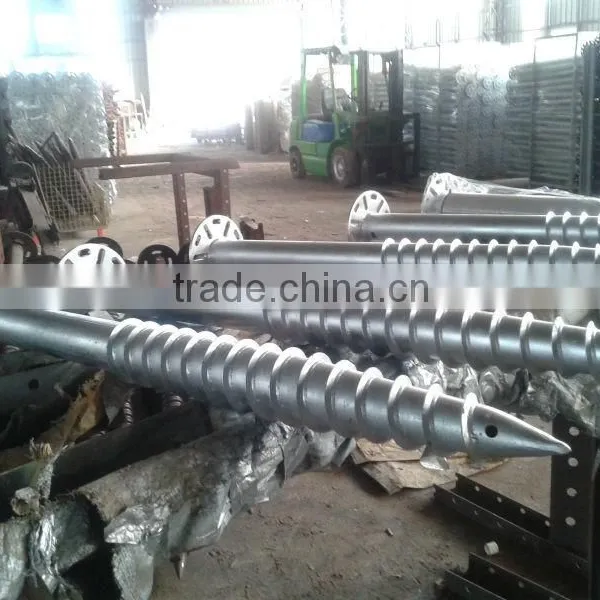 Flange Ground Screw, Solar Mounting Screw, Ground Anchor photo-2