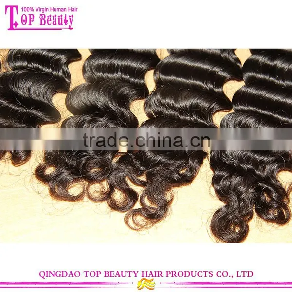 Raw Unprocessed Virgin Indian Hair Deep Wave Natural Raw Indian Hair photo-3