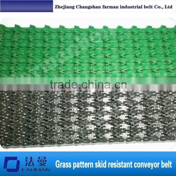 2mm Black Green Diamond Matte PVC Conveyor Belt for Treadmill Walking Running Belt photo-5