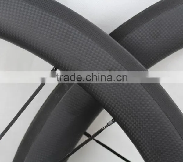 60 mm Famous FWD V Brake Covers Carbon Spoke Wheels ,700c Spoke Carbon Road Bike Wheels photo-6