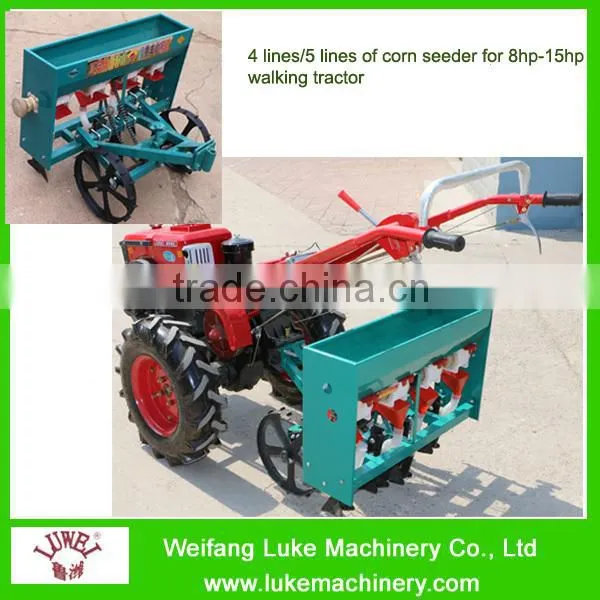 Hand Cranked 2 Wheel Hand Tractor Walking Plowing With Electric Sart photo-2