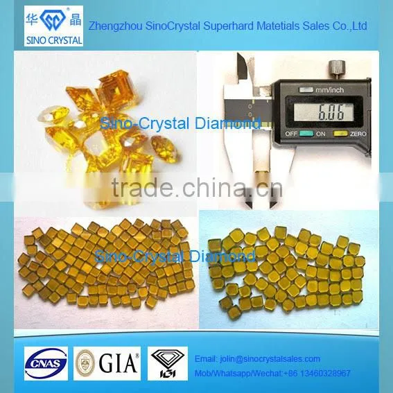 CVD HPHT Single Crystal Synthetic Diamond Plate For Seeds Growing